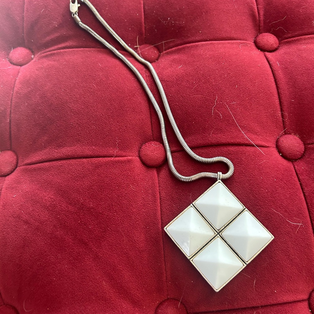 Tory Burch Square Necklace